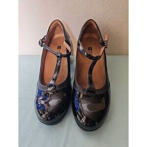 Shoes For Crews Women’s Ruby Pump Mary Jane Slip Resistant Black Leather Size 9